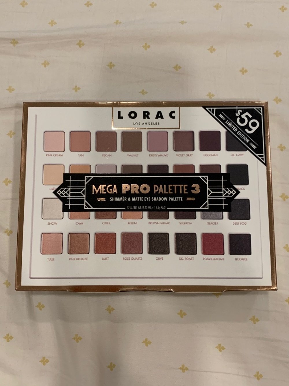 NEW Lorac Mega Pro 3 eyeshadow palette